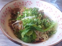 「汁なし担々麺 650円（大盛り無し/ご飯付）」@麺や 輝の穴の写真