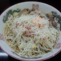 「まぜそば+カレー+チーズ【850円】」@らぁめん 元気の源の写真