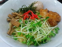 「汁なしらーめん 500円(ランチ限定)大盛り無料」@鶏がらスープ らーめん十歩の写真