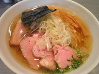 「煮干蕎麦（塩）７３０円＋チャーシュー増し１枚１００円」@喜乃壺の写真