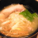 鶏白湯・細麺（８００円）