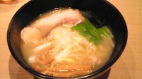 「鶏白湯・細麺（８００円）」@支那そば 一本気 水戸店の写真