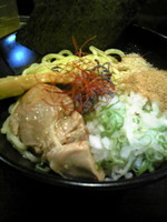 「辛味油そば」@台湾まぜそば・油そば専門 あびすけ 西新宿7丁目店の写真