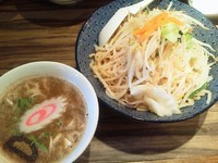 「煮干しつけ麺（中盛）ランチセット￥800円」@麺屋 ジャイアン 田無本店の写真