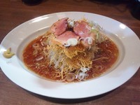 「【9月限定】秋の冷やし中華(試作ver.)」@ラーメンアキラの写真