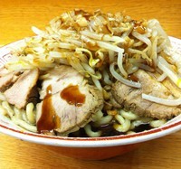 「チャーシューメン 汁なしTYPEⅡソース味（750円）」@ラーメン二郎 環七新代田店の写真