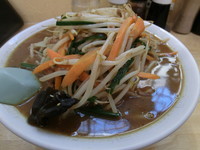 「味噌ラーメン（630円）＋大盛り（100円）」@中華食堂 かどやの写真