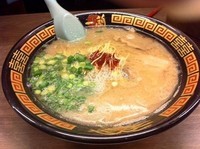 「天然とんこつラーメン」@一蘭 広島本通店の写真