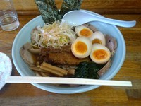 「千両ラーメン味玉Wのせ」@関取ラーメン 竜軒の写真