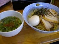 「特製塩つけ麺　950円」@塩つけ麺 灯花の写真