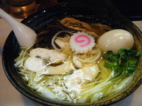 「魚介塩らーめん+味玉=800円」@桜台らぁ麺 美志満の写真