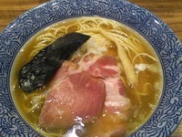 「アジ煮干しそば(アジ油)」@ラーメン燈郎の写真