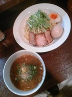 「つけ麺７５０円+味玉(ｸｰﾎﾟﾝ)」@旬ダイニング 鶴田の写真