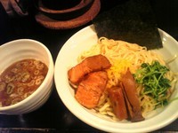 「えび塩つけ麺＋小ライス(ランチ時無料)」@麺や 楓の写真