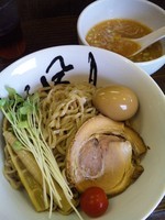 「週末限定海老塩つけ麺　８００円+クーポン味玉」@麺屋 風月の写真