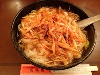 「葱とチャーシューのせ刀削麺（￥780）」@萬福楼 新館の写真