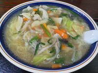 「タンメン（大盛り）」@味のきばらしの写真