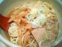 「中華そば（￥７００）」@鶏と魚だしのつけめん哲 溝の口店の写真