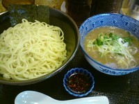 「濃厚魚介鶏つけ麺・大盛り(３００ｇ)」@麺屋 頂 中川會 曳舟店の写真