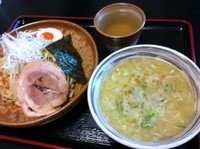 「鶏豚骨つけ麺（塩）　８５０円」@らぁ麺 神成の写真