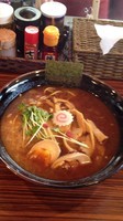 「味玉ラーメン大盛」@麺屋渡来人外伝 麺屋饗者 ～KYOUJA～の写真