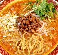「楽山担担麺 750円」@楽山担担面 稔台店の写真