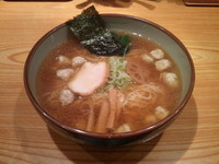 「比内地鶏つみれそば＋大盛」@支那そば 一本気の写真