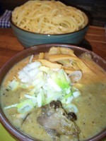 「つけそば2代目（仮） 大400g 850円」@群青の写真