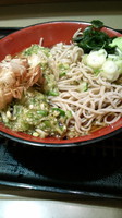 「冷やしだしそば390円」@名代 富士そば 上野店の写真
