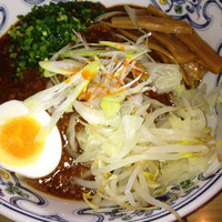 「まぜそば¥850＋半ライス¥100」@麺屋我龍の写真