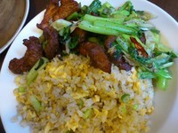 「排骨炒飯\966」@姜太公 曙橋店の写真