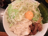 「背★油そば（塩）　「780円」」@らーめん こてつの写真