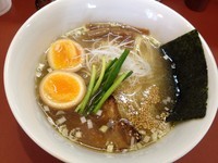 「中華そば・塩＋味付玉子（￥730＋￥100）」@めんめん亭の写真