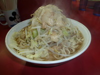 「小ラーメン（野菜ちょいマシ　アブラ　　タマネギW）」@麺屋 桐龍の写真