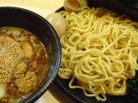「醤油つけ麺（大盛、味玉＋のり）」@らーめん 司の写真