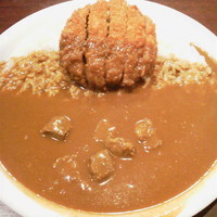 「ﾋﾞｰﾌｶﾚｰ(大盛400g)￥700＋ﾒﾝﾁｶﾂ￥250」@カレーハウスCoCo壱番屋 牛久中央店の写真