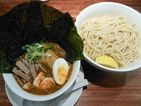 「特製海老つけそば（中盛３００ｇ）」@EBISOBAT TOKYOの写真