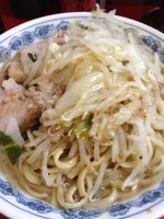 「大ラーメン（全マシ）」@ラーメン二郎 目黒店の写真
