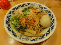 「冷やし油ソバ（1.5玉）」@九州らーめん亀王 江坂店の写真