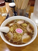 「チャーシュー麺、麺固め、味濃い目650円」@赤坂味一の写真