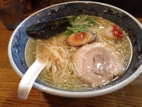 「しおラーメン (クーポン大盛り)　￥６５０」@らーめん しおの風 本店の写真