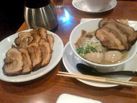 「和風豚塩そば　チャーシュートリプルトッピング」@めん屋 一期一会の写真