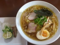 「【敬老の日限定】秋刀魚そば ￥800」@ラーメン ひかりの写真