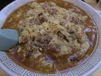 「タンタンメン（700円）＋大盛り（100円）」@中華食堂 かどやの写真