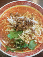 「楽山担々麺（７５０円）」@楽山担担面 稔台店の写真