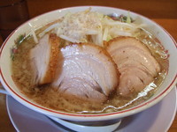 「ラーメン（肉３枚）」@ラーメンのろし 長岡店の写真