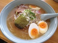 「味噌ラーメン＋ゆで玉子（￥750＋￥50）」@ラーメン ベアの写真