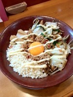 「ＹＭＫ（焼きまぜそばin鶏ちゃん）」@とんこつらーめん ひかりの写真