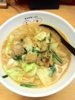 「鶏ちゃん味噌とんこつラーメン」@春日井ラーメン 楽喜 本店の写真