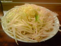 「ラーメンポン酢ニンニク乗せ(800円)」@ラーメン凛 砂町店の写真